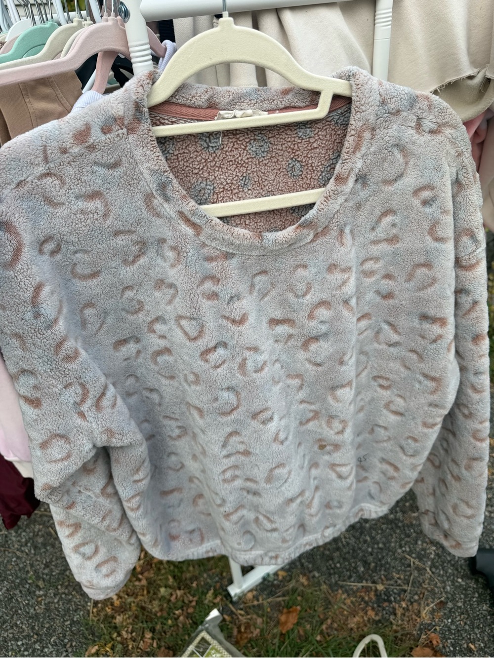 Hippie Rose Plush Girls' Soft Long Sleeve in Mauve and Blush